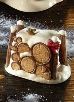 Winterliche Szene: Tolle Himmelsboten im Winterwald