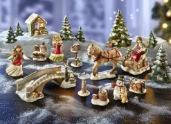 Winterliche Szene: Tolle Himmelsboten im Winterwald