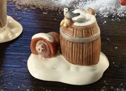 Winterliche Szene: Tolle Himmelsboten im Winterwald