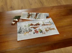 Winterliche Tisch- und Raumdekoration in Gobelin-Qualität