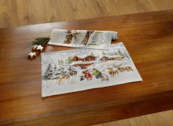 Winterliche Tisch- und Raumdekoration in Gobelin-Qualität