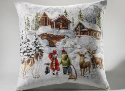 Winterliche Tisch- und Raumdekoration in Gobelin-Qualität