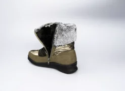Winterstiefel mit Kunstpelzrand