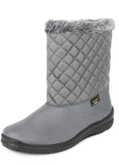 Winterstiefel mit Kunstpelzkragen