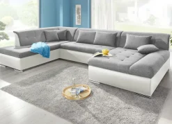 Wohnlandschaft mit Bettfunktion