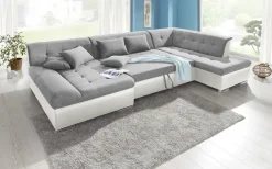 Wohnlandschaft mit Bettfunktion