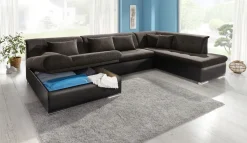 Wohnlandschaft mit Bettfunktion