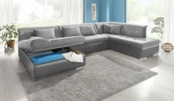 Wohnlandschaft mit Bettfunktion