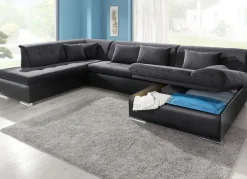 Wohnlandschaft mit Bettfunktion