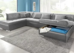 Wohnlandschaft mit Bettfunktion