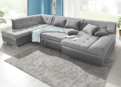 Wohnlandschaft mit Bettfunktion