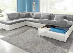 Wohnlandschaft mit Bettfunktion