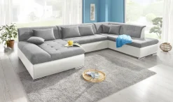 Wohnlandschaft mit Bettfunktion