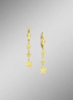 Wundervolle Sternen-Ohrringe aus Gold 585/- fein