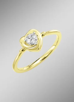 Wundervoller Damenring in Herzform