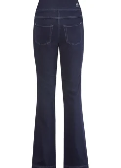 Yoga-Jeans mit ausgestellter Fußweite