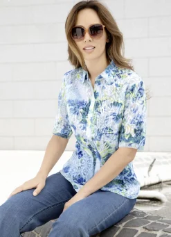 Zart transparente Bluse