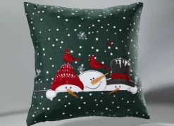 Zauberhafte Tisch- und Raumdekoration mit Schneemann-Motiven