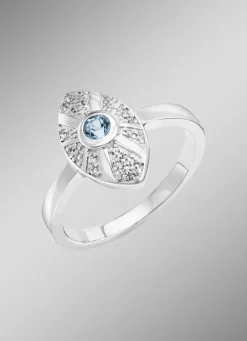 Zeitlose Eleganz – Exquisiter Damenring aus Silber