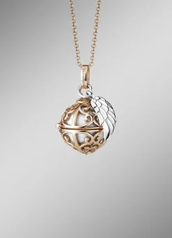 Zeitloser Anhänger mit Engelsflügel