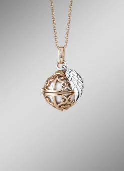 Zeitloser Anhänger mit Engelsflügel