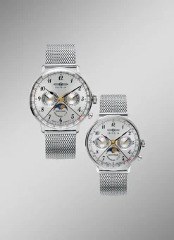 Zeppelin-Quartz-Partneruhren aus der Serie Hindenbrurg