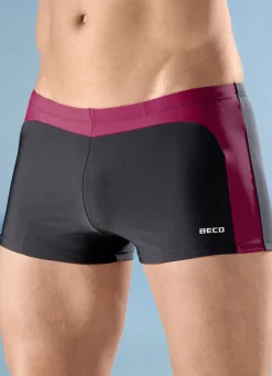 Zweierpack Badepants mit farbigen Einsätzen