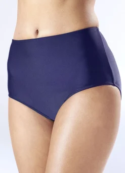 Zweierpack Bikinihosen, in höher geschnittener Form, mit formendem Vorderfutter