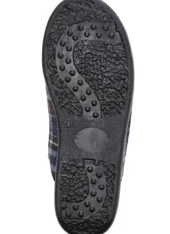 Zweierpack, gefütterte Herren-Hausschuhe, mit Wolle