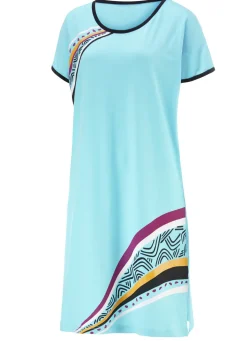 Zweierpack Nachthemden, kürzer geschnitten aus Baumwolle