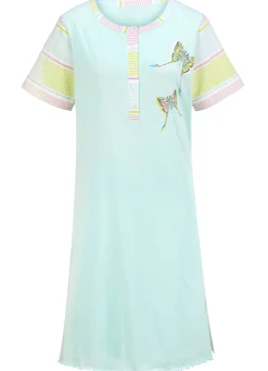 Zweierpack Nachthemden, Kurzarm mit Knopfleiste