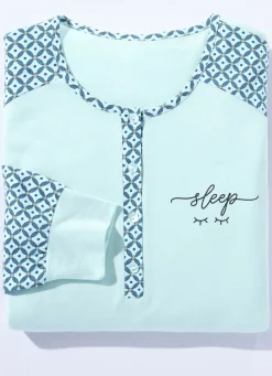 Zweierpack Nachthemden, mit Knopfleiste und Bündchenabschlüssen