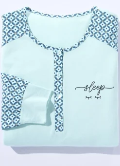 Zweierpack Nachthemden, mit Knopfleiste und Bündchenabschlüssen