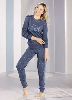 Zweierpack Schlafanzüge mit Bündchenabschlüssen