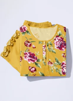 Zweierpack Schlafanzüge mit gebogten Abschlüssen