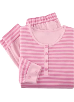 Zweierpack Schlafanzüge mit garngefärbtem Ringeldessin